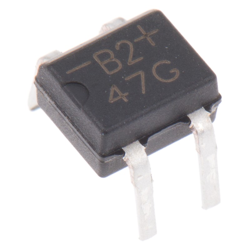 100 pcs - Vishay Bridge Rectifier, 500mA, 200V, 4-Pin