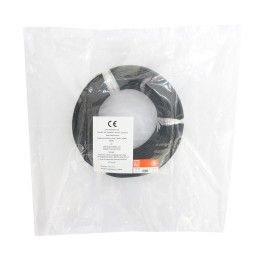 1 Reel of 5 M - RS PRO Black 1 mm² Hook Up Wire, 199/0.08 mm, 5m, Silicone Rubber Insulation