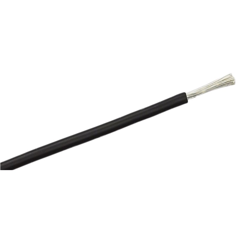 1 Reel of 5 M - RS PRO Black 2.5 mm² Hook Up Wire, 462/0.08 mm, 5m, Silicone Rubber Insulation