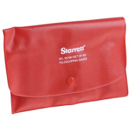 1 Set - Starrett DY455 Telescopic Gauge Set, Steel, 6 piece