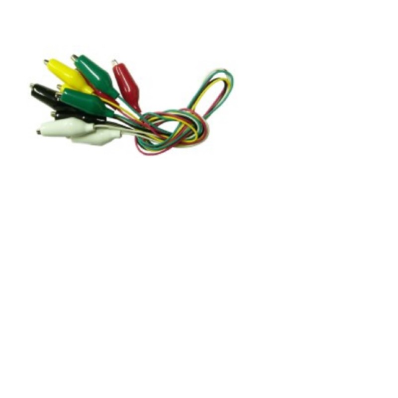 1 Set - Teishin Electric Crocodile Clip Lead, 450mm Lead Length