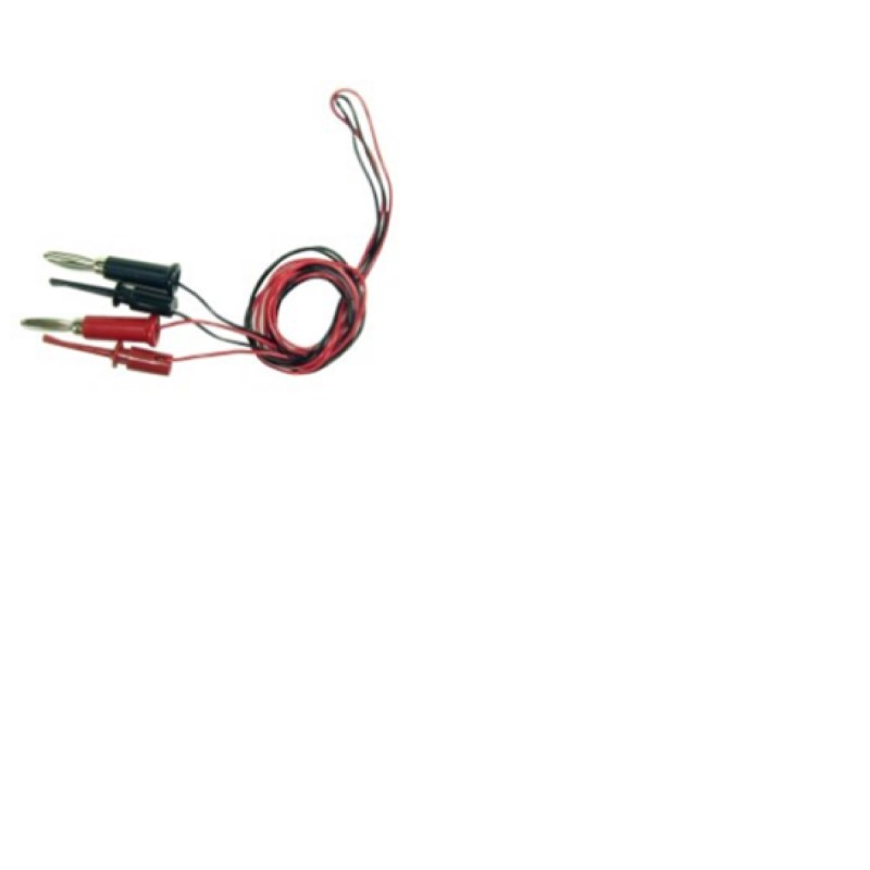 1 Set - Teishin Electric Test lead, Black, Red, 1m Lead Length