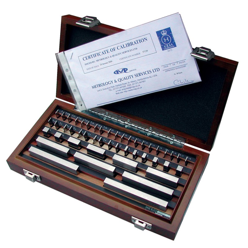 1 Set - RS PRO Gauge Block Set, 81 piece With UKAS Calibration