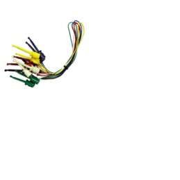 1 Set - Teishin Electric Crocodile Clip Lead, 500mm Lead Length