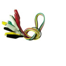 1 Set - Teishin Electric Crocodile Clip Lead, 560mm Lead Length