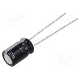 640 pcs x BIGCAP - BRP002R8L105FC - Supercapacitor, THT, 1F, 2.8VDC, Ø8x13mm, 200mΩ, -40÷65°C