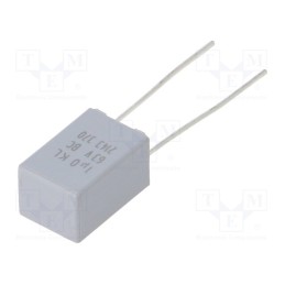 750 pcs x VISHAY - BFC237075105 - Capacitor: polyester, 1uF, 40VAC, 63VDC, 5mm, ±10%, 6x11x7.2mm, THT