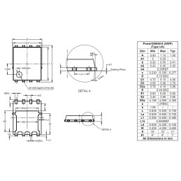 50 pcs - P-Channel MOSFET, 10.6 A, 30 V PowerDI5060-8 Diodes Inc DMP3021SPSW-13