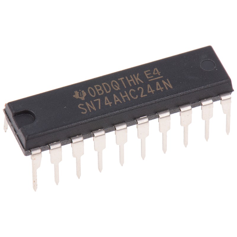 20 pcs - Texas Instruments SN74HC540N Octal-Channel Buffer & Line Driver, 3-State, Inverting, 20-Pin PDIP