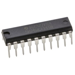 20 pcs - Texas Instruments SN74HCT245N, 1 Bus Transceiver, 8-Bit Non-Inverting CMOS, 20-Pin PDIP