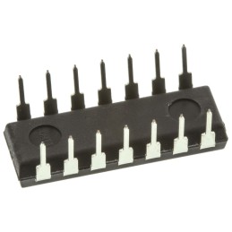 25 pcs - Texas Instruments SN74LS07N Hex-Channel Buffer & Line Driver, Open Collector, 14-Pin PDIP
