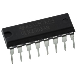 25 pcs - Texas Instruments ULN2003AN, 7-element NPN Darlington Transistor, 500 mA 50 V, 16-Pin PDIP
