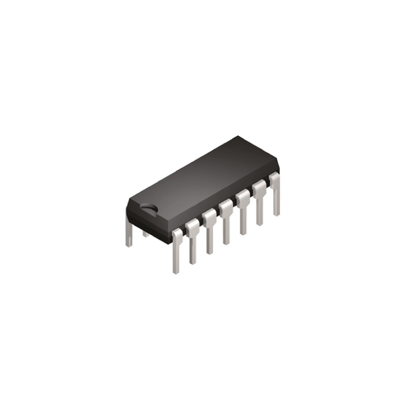 25 pcs - Texas Instruments CD4007UBE Inverter, 14-Pin PDIP