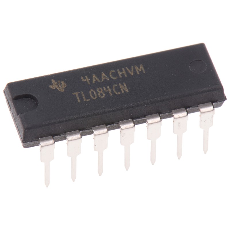 25 pcs - TL084CN Texas Instruments, Op Amp, 3MHz, 14-Pin PDIP