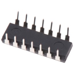 25 pcs - Texas Instruments SN74HCT14N Hex Schmitt Trigger Inverter, 14-Pin PDIP