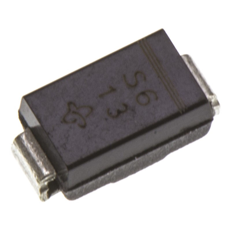 50 pcs - Vishay 60V 1A, Schottky Diode, 2-Pin DO-214AC SS16-E3/61T