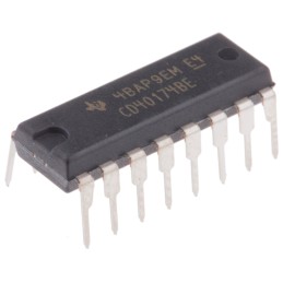25 pcs - Texas Instruments CD40174BE Hex D Type Flip Flop IC, 16-Pin PDIP