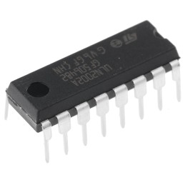 25 pcs - STMicroelectronics ULN2002A, 7-element NPN Darlington Transistor, 500 mA 50 V HFE:1000, 16-Pin PDIP
