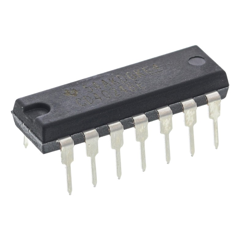 25 pcs - Texas Instruments CD4024BE 7-stage Through Hole Binary Counter, 14-Pin PDIP