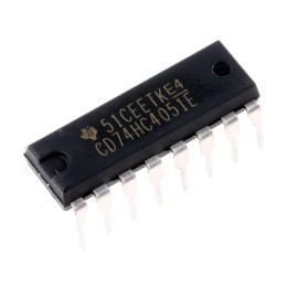 25 pcs - Texas Instruments CD74HC4051E Multiplexer/Demultiplexer Single 8:1 3 V, 5 V, 16-Pin PDIP