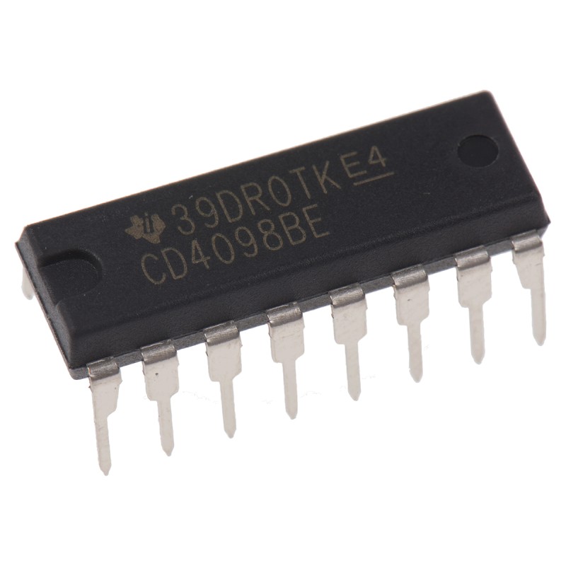 25 pcs - Texas Instruments CD4098BE, Dual Monostable Multivibrator, 16-Pin PDIP