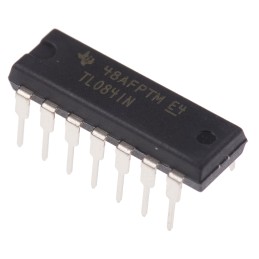 25 pcs - TL084IN Texas Instruments, Op Amp, 3MHz, 14-Pin PDIP