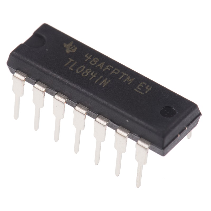 25 pcs - TL084IN Texas Instruments, Op Amp, 3MHz, 14-Pin PDIP