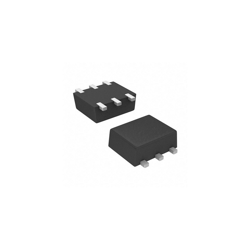 50 pcs - N-Channel MOSFET, 305 mA, 60 V SOT-563F Vishay SI1026X-T1-GE3