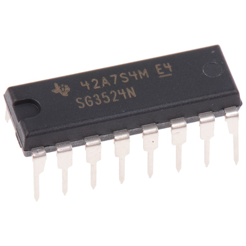25 pcs - Texas Instruments SG3524N, Dual PWM Controller, 40 V, 450 kHz 16-Pin, PDIP
