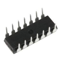 25 pcs - Texas Instruments SN74HC14N Hex Schmitt Trigger Inverter, 14-Pin PDIP