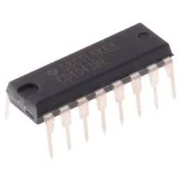 25 pcs - Texas Instruments CD4043BE 4bit-Bit Latch, Transparent SR Type, 3 State, 16-Pin PDIP