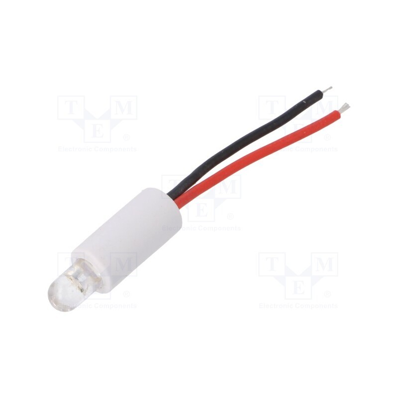 1 pcs x OPTOSUPPLY - OST1MC5A31A-W1V - LED, RGB, 30°, No.of diodes: 1, Dim: Ø5mm, 5÷9mA, 1.2V, Leads: lead x2