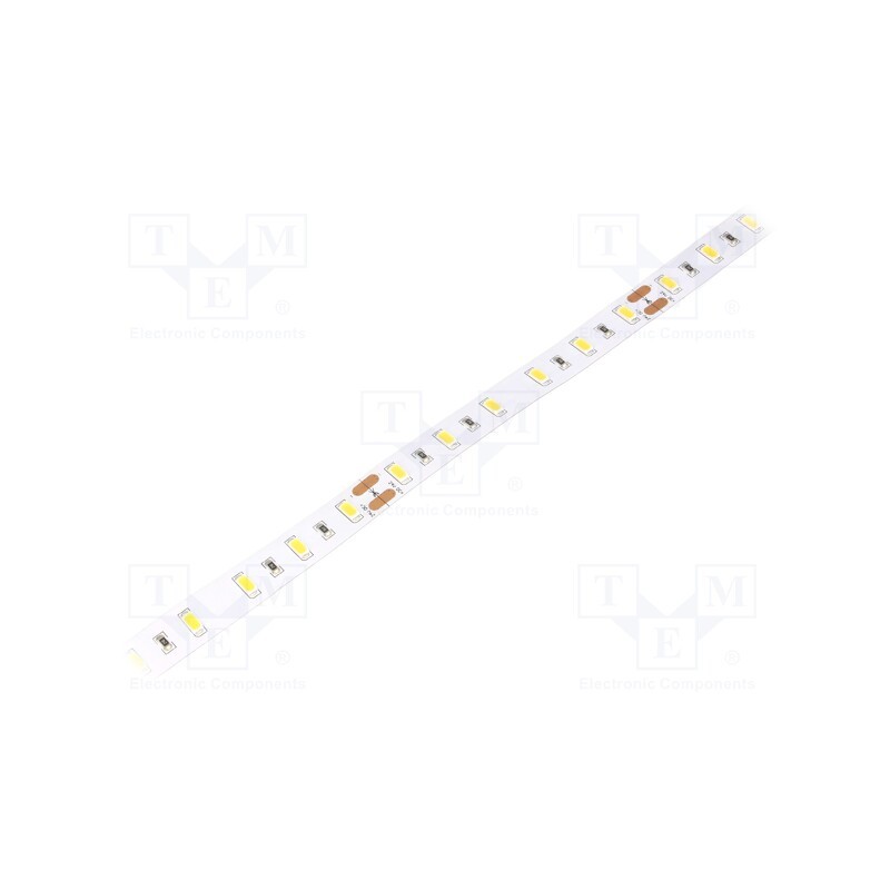 1 m x WISVA OPTOELECTRONICS - HH-S60F012-5630-24 WW WHITE PCB IP20 - LED tape, white warm, 5630, 24V, LED/m: 60, 12mm, white PCB