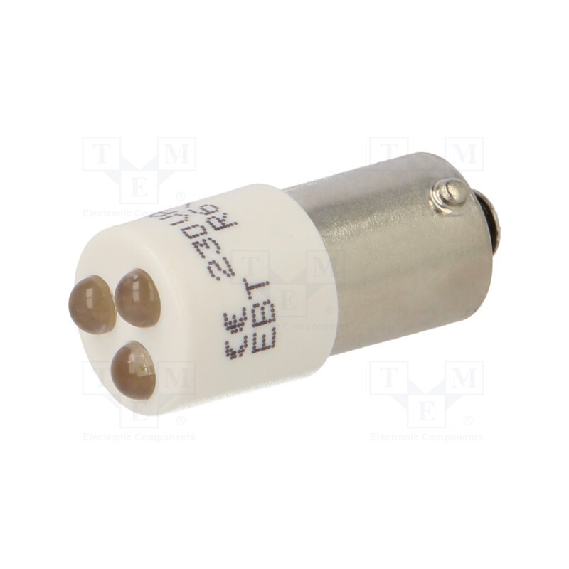 1 pcs x CML INNOVATIVE TECHNOLOGIES - 1862623W3A - Indicator: LED, BA9S,T10, white, plastic, 230VAC, -20÷60°C