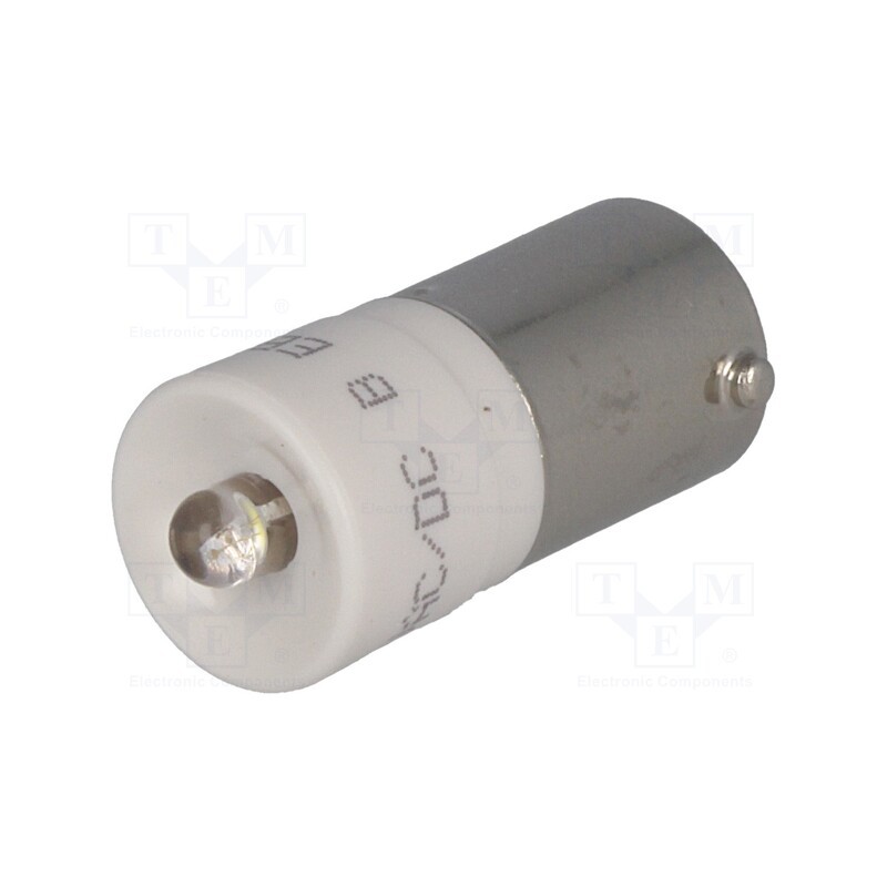 1 pcs x CML INNOVATIVE TECHNOLOGIES - 1860235W3 - LED lamp, white, BA9S, 24VDC, 24VAC