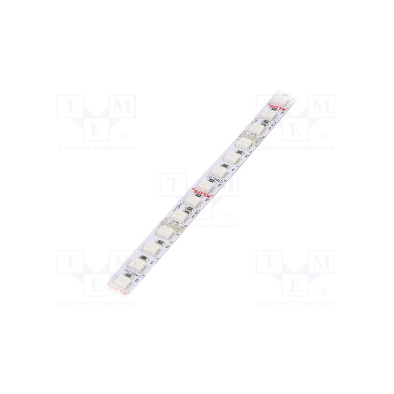 1 m x KLUu015a - TAŚMA LED K-RGB-0700-24V - LED tape, RGB, 24V, LED/m: 120, 8mm, IP20, 120°, 7W/m, Thk: 2.5mm