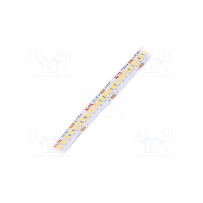 1 m x KLUu015a - TAŚMA LED K-HD30-0480-24 4,8W/M - LED tape, white warm, 24V, LED/m: 240, 10mm, IP20, 120°, 4.8W/m