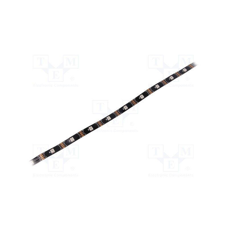 1 m x WORLDSEMI - HC-F5V-30L-30LED-B-WS2813 IP20 - Programmable LED tape, RGB, 5050, 5V, LED/m: 30, 10mm, IP20, 140°