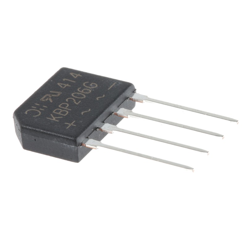 35 pcs - Diodes Inc Bridge Rectifier, 2A, 600V, 4-Pin