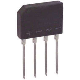 35 pcs - Diodes Inc Bridge Rectifier, 2A, 100V, 4-Pin