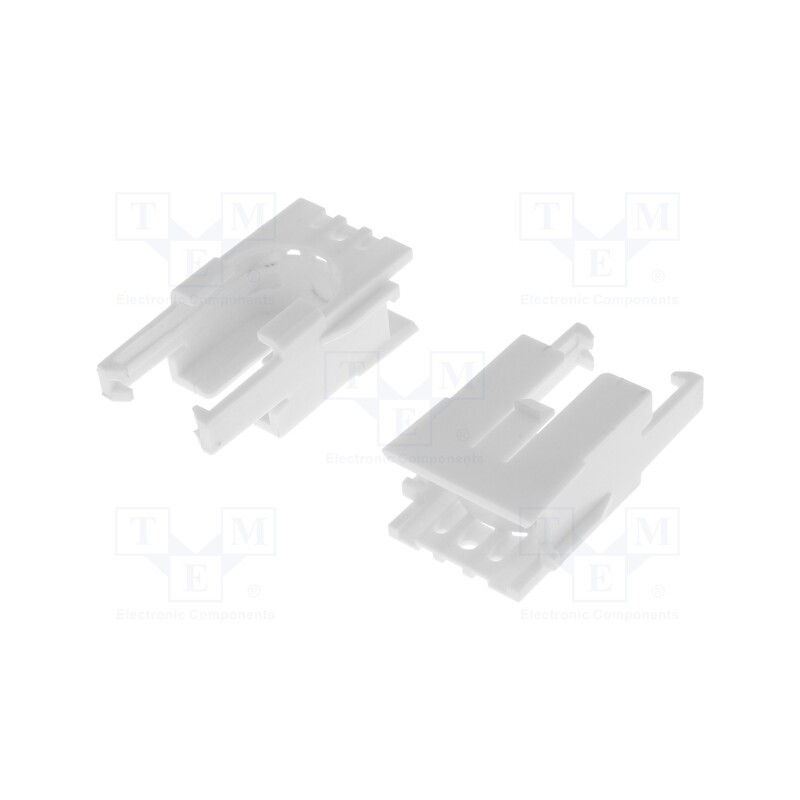 1 set x POLOLU - ROMI CHASSIS MOTOR CLIP PAIR - WHITE - Bracket, white, POLOLU Romi