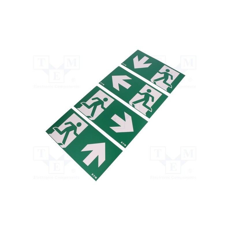 1 pcs x EATON ELECTRIC - SL24A - Set of 4 pictograms, 5÷40°C, SafeLite
