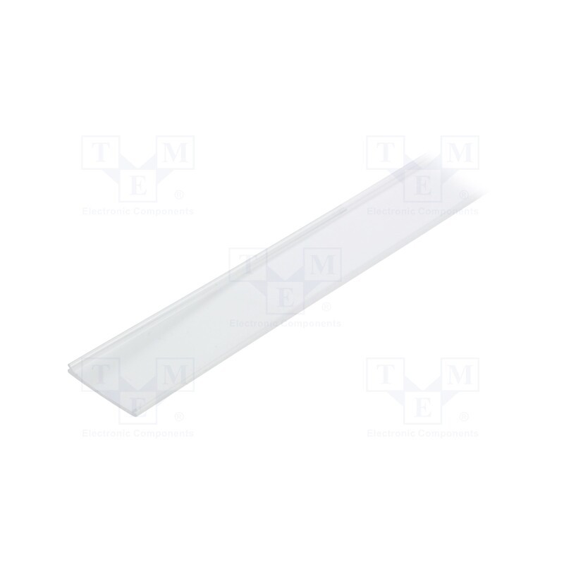 1 pcs x TOPMET - V3450016 - Cover for LED profiles, transparent, 1m, Kind of shutter: C9