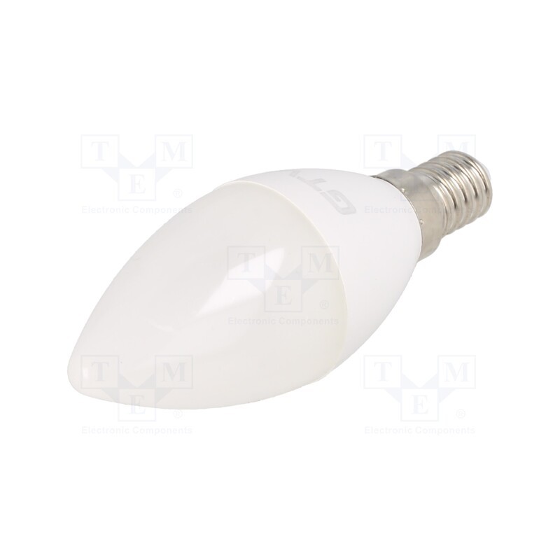 1 pcs x GTV Poland - LD-SMZGC30B-30 - LED lamp, cool white, E14, 230VAC, 260lm, 3W, 160°, 6400K