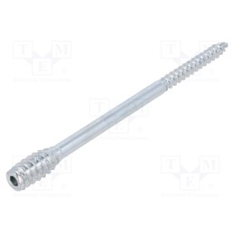 1 pcs x BOSSARD - 1311034 - Screw, for wood, 6x120, Head: without head, hex key, HEX 4mm, steel