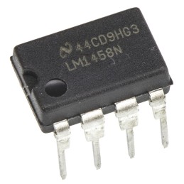40 pcs - LM1458N/NOPB Texas Instruments, Op Amp, 1MHz, 8-Pin MDIP