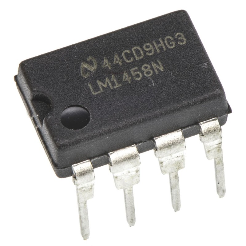 40 pcs - LM1458N/NOPB Texas Instruments, Op Amp, 1MHz, 8-Pin MDIP