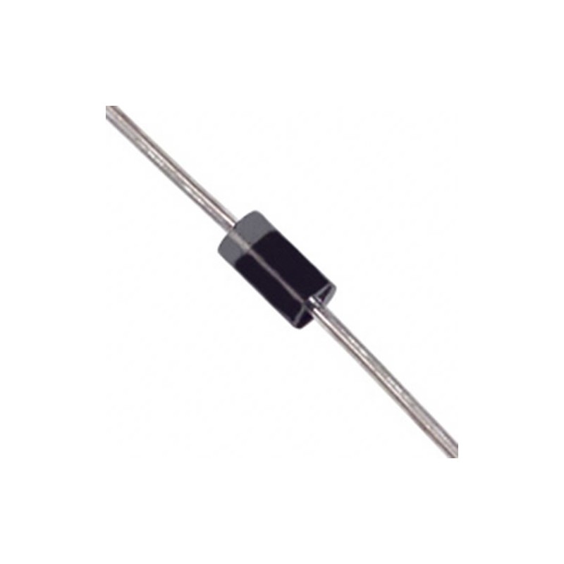 50 pcs - Diodes Inc 600V Fast Recovery Epitaxial Diode Rectifier & Schottky Diode, DO-41 MUR160-T