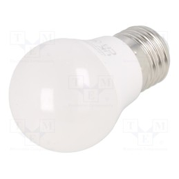 1 pcs x GTV Poland - LD-SMZGB45C-60 - LED lamp, cool white, E27, 230VAC, 520lm, 6W, 160°, 6400K