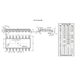 50 pcs - Diodes Inc ULN62003AS16-13 N-MOSFET Transistor SO-16